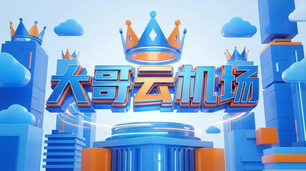 大哥云机场页面实际渲染图片