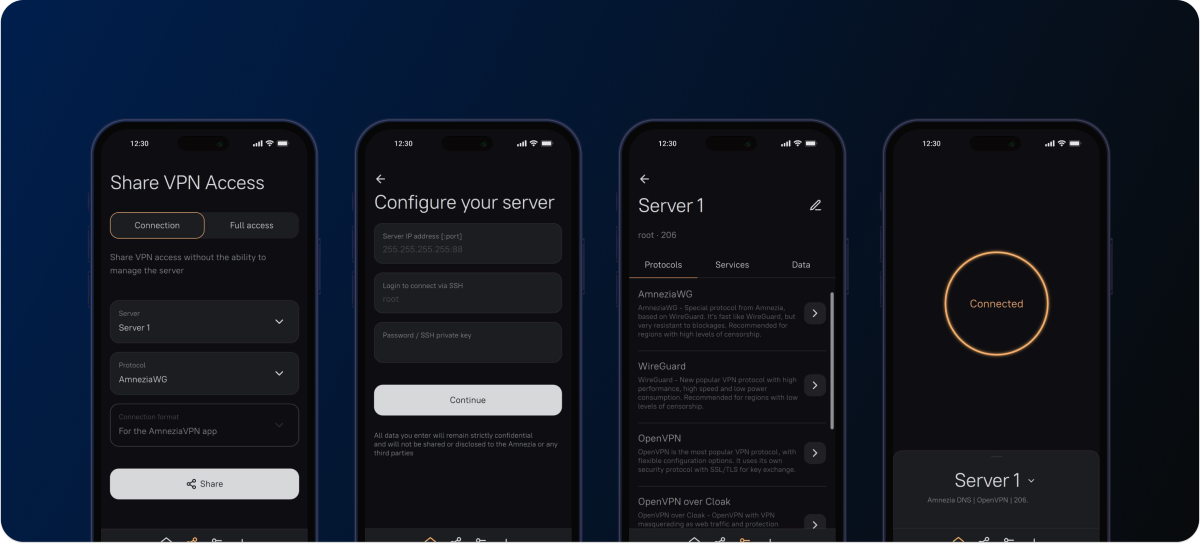 别把自建 VPN 写成一键安装：用 AmneziaVPN 梳理部署、协议与分流的三层判断